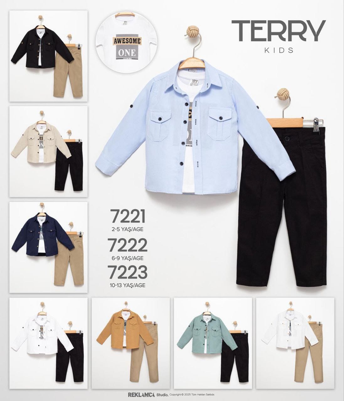 Terry Kids ÜÇLÜ TAKIM